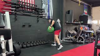 Matthew Ibrahim | MB Split Stance Forward Wall Toss