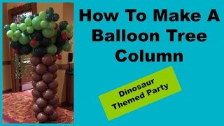 How To Make A Balloon Tree Column