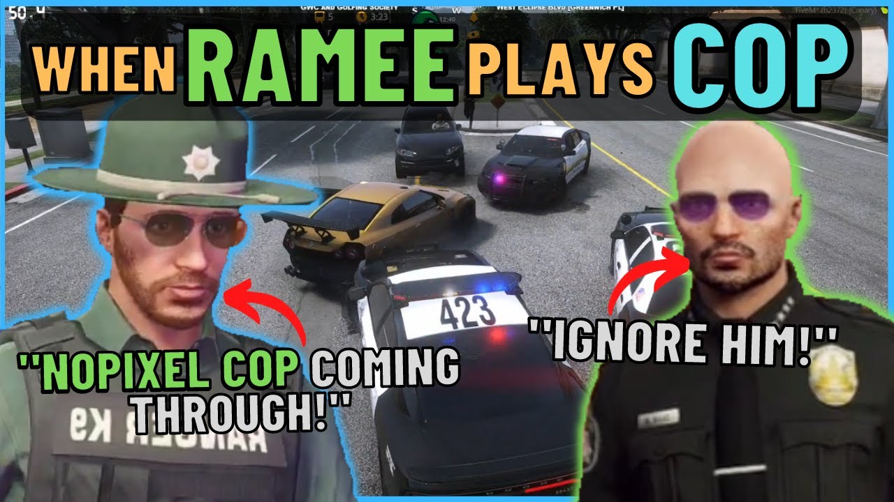 Ramee TROLLS the ENTIRE PD and Baas CAN'T STOP LAUGHING | GTA RP NoPixel