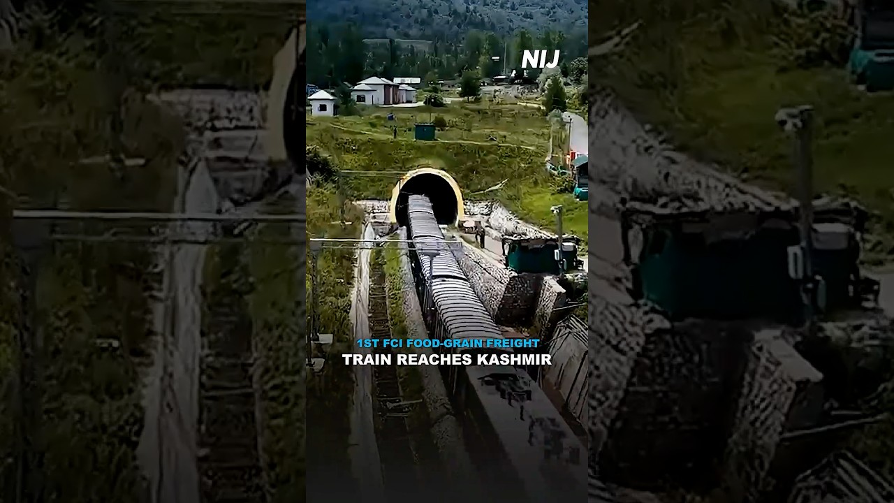 Kashmir Joins National Freight Rail Network | First FCI Train Reaches Anantnag