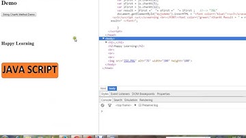 STRINGS CHARAT METHOD IN JAVASCRIPT DEMO