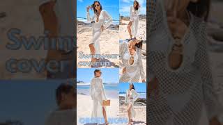 Women Swimsuit Coverup Crochet Bathing Suit Swim Cover Ups#fashion #style #love #instagood #like screenshot 5