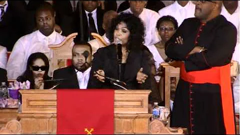 Cece Winans Whitney Houston's Funeral