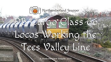 DB Cargo Class 66 Locos Working the Tees Valley