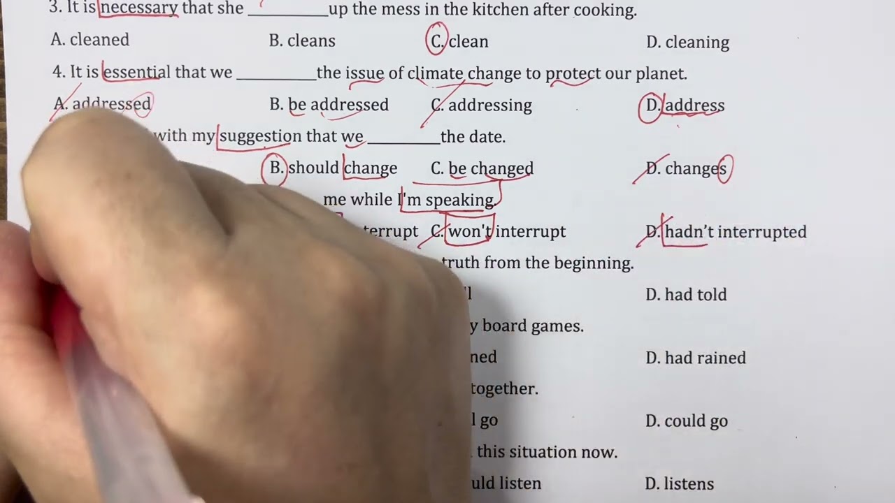 Chuyên đề THỨC GIẢ ĐỊNH | Trang Anh English