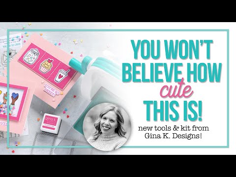 You Won't Believe How Cute This Is! New Tools & Kit from Gina K. Designs!