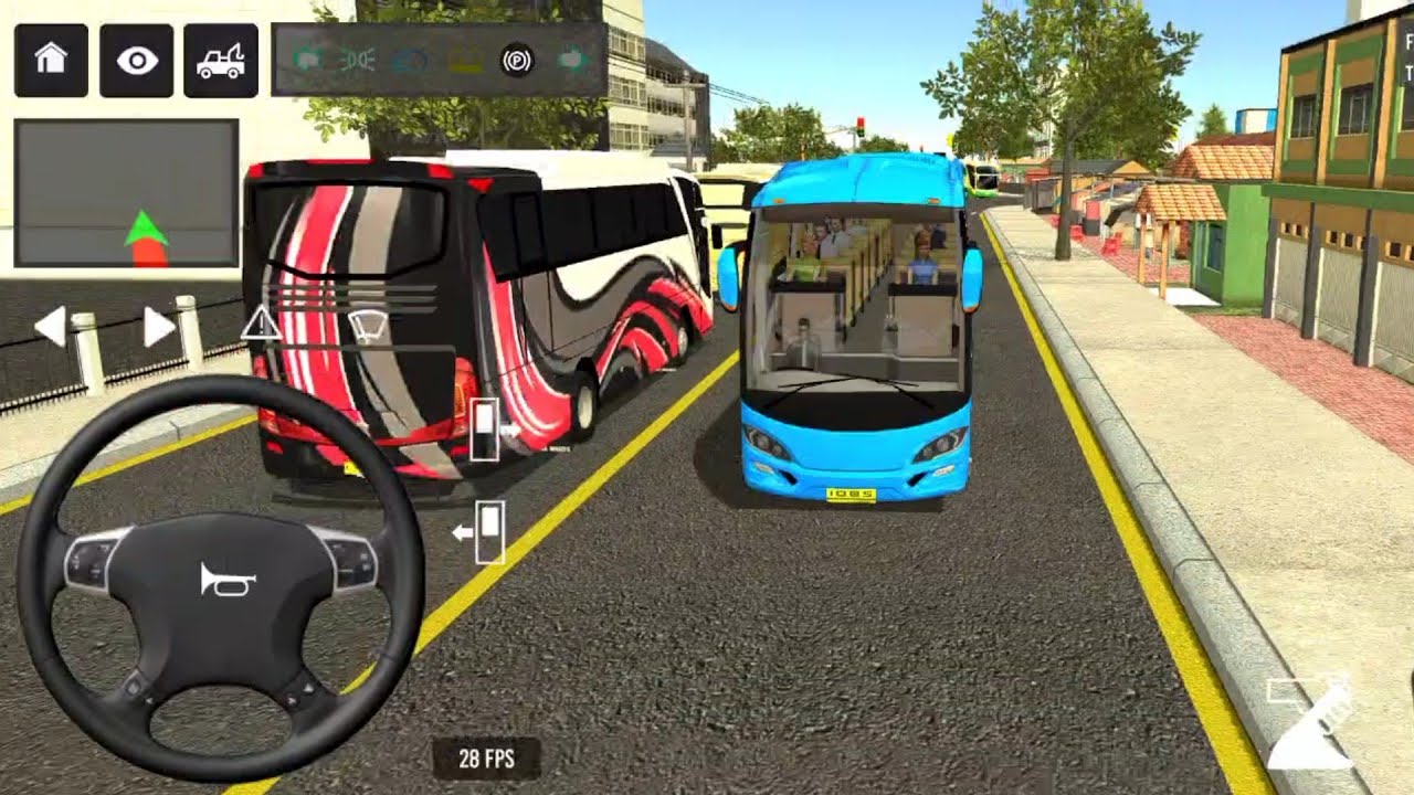 Euro Bus Driving Game Public Transportation 2024 - Indonesia Bus Simulator Android Gameplay #1