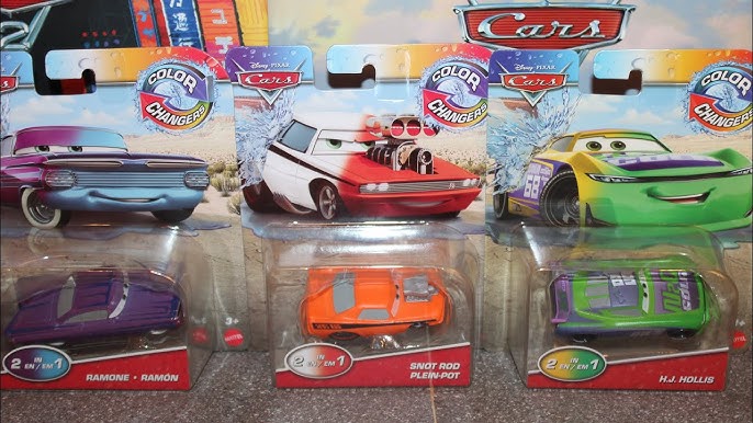 Coffret de 3 voitures Color Changers - Disney Cars Mattel : King