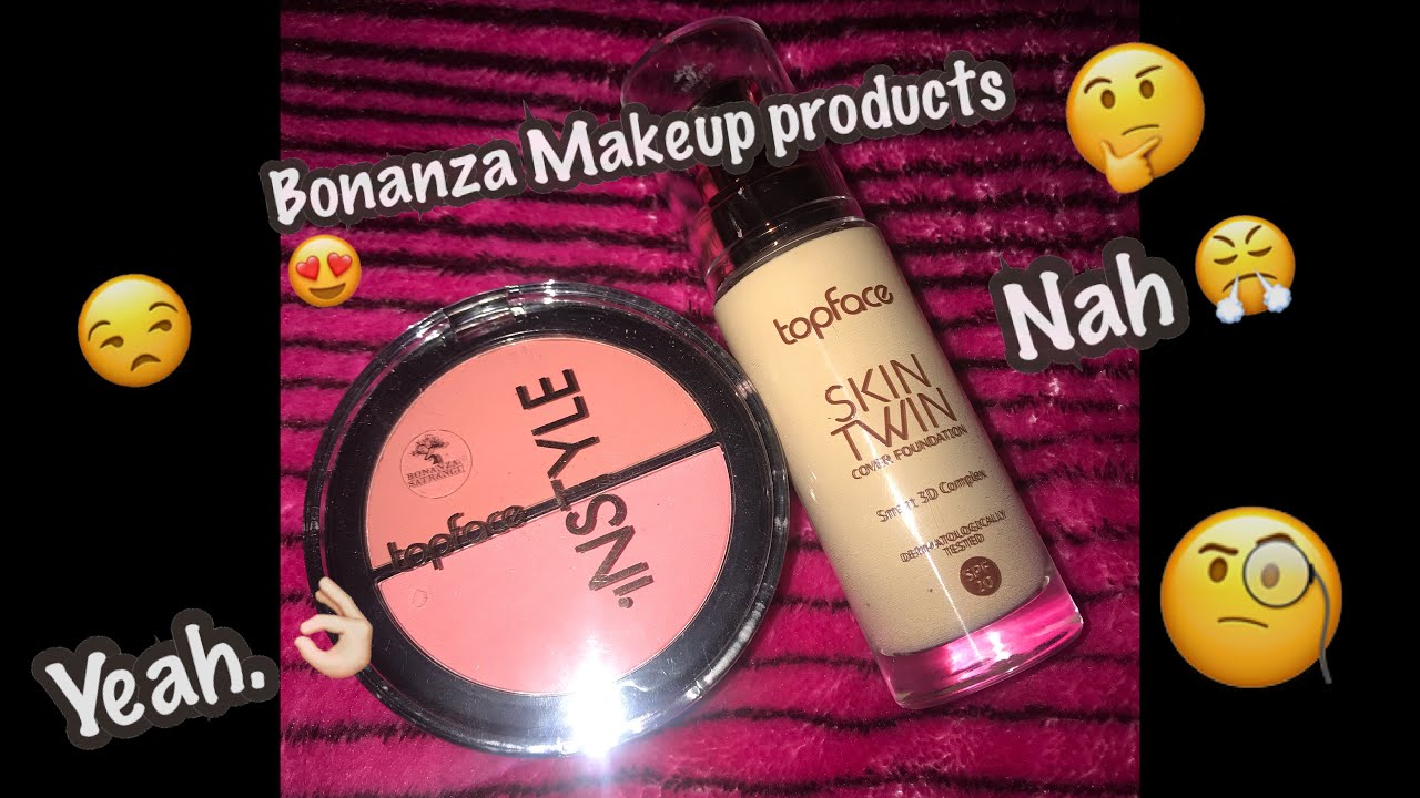 Bonanza Makeup Products reviewBonanza TopFace Skintwin Foundation