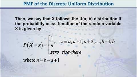 Probability Mass Function PMF | Probability Distributions | STA642_Topic116