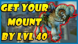 How To Get Your Mount By Level 40 (or shortly after) | Classic WoW | CavalierGuest