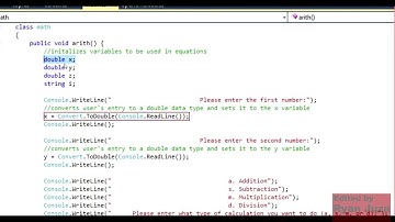 C# Tutorial: Passing a Variable and Switch Statement | MCC NH