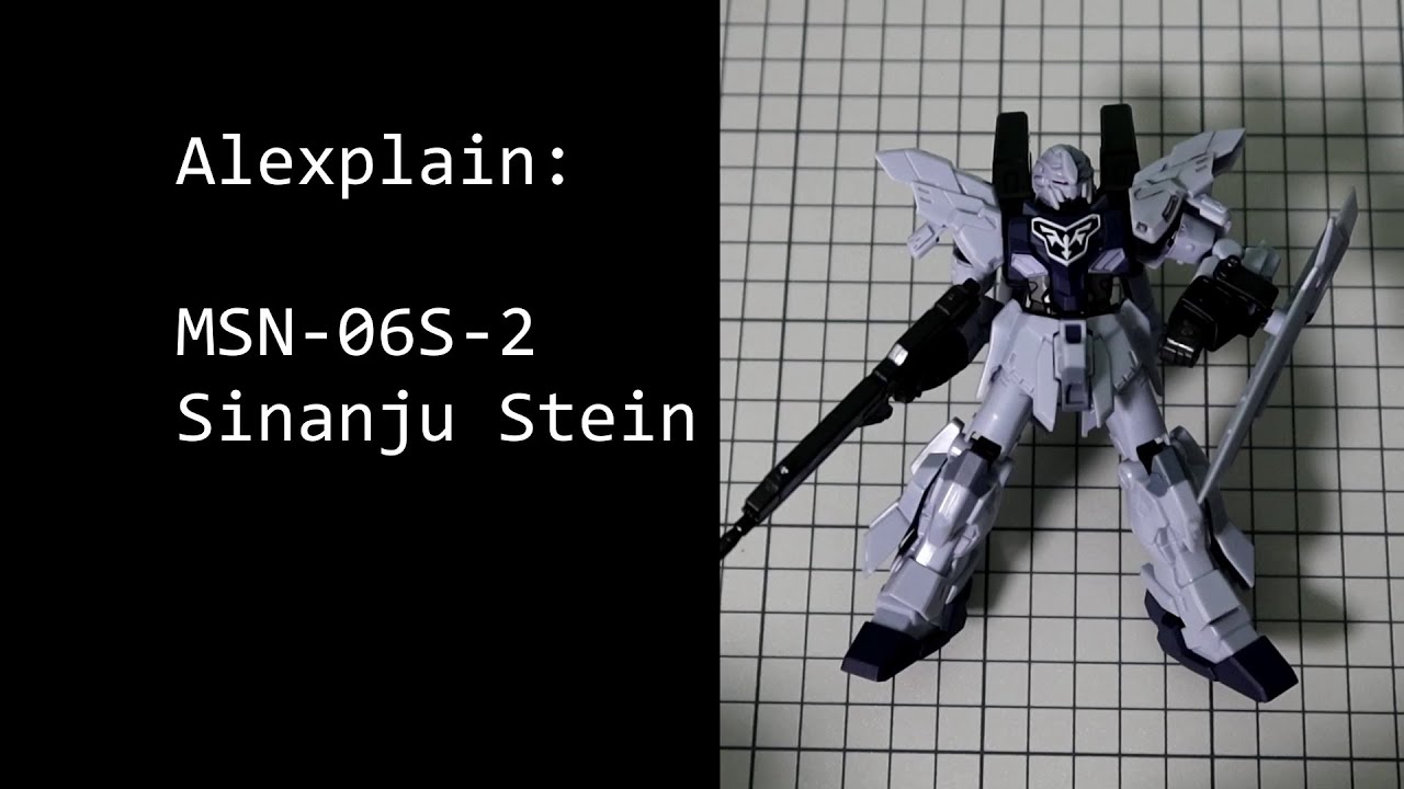 MSN-06S-2 Sinanju Stein ~ Alexplain Now