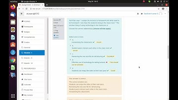 Grading the Assignments in Moodle