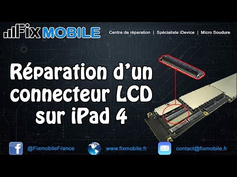 réparation-carte-mère-ipad-4-connecteur-lcd-écran-cassé
