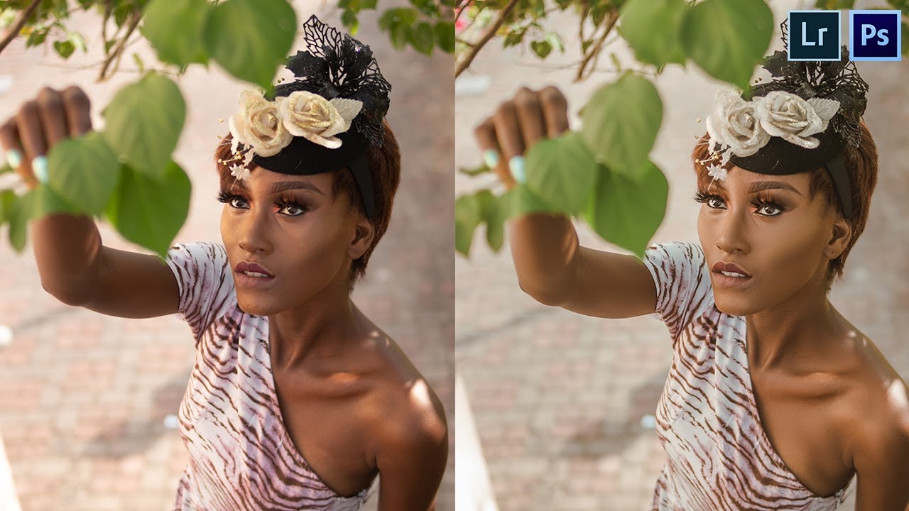 Dark Skin in Lightroom How I retouched this Image YouTube