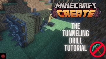 Minecraft Create: Tunnel Bore Tutorial! | 1.20.1