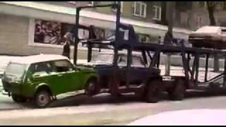 Shocking video demonstrates a towing technique in Russia