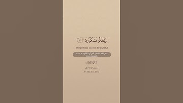 سورة الروم [ 46 : 47 ] ~ الشيخ نبيل الرفاعي