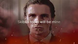 Travis Scott - Skibidi Toilet Will Be Mine (Lyric Video, ft. Patrick Bateman) - Gyattbumps