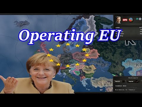 Operating European Union Hoi 4 Modernday Mod Merkel Hoi4 Germany Youtube
