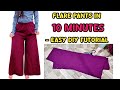 Flare Pants in 10 Minutes – Easy DIY Tutorial