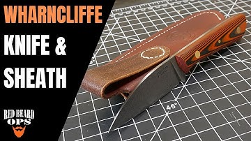 Wharncliffe Knife & Sheath Build | Knife Making