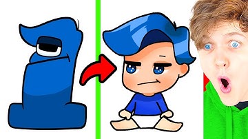 CRAZIEST ALPHABET LORE GLOW UP TRANSFORMATIONS EVER! (NUMBER LORE AS BABIES?!?)