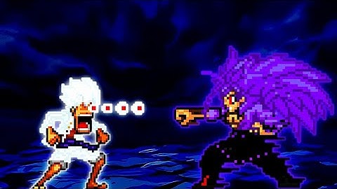 Luffy The 5th Emperor V3 OP (all form) VS Ghost V2 OP (all form) in Jump Force Mugen