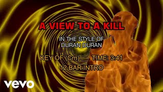 Duran Duran - A View To Kill (Karaoke)