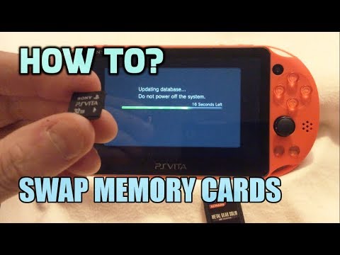 Swapping Memory Cards on the PS Vita