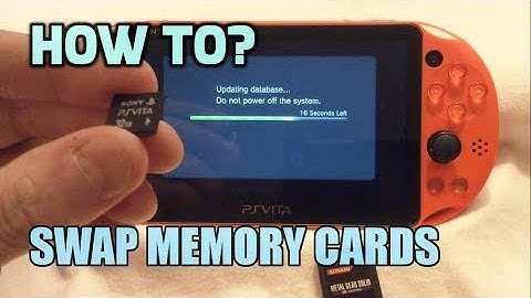 Swapping Memory Cards on the PS Vita