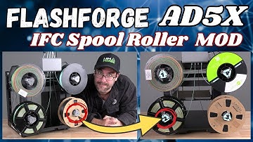 Easy DIY Roller Identification Mod for Flashforge AD5X 3D Printer