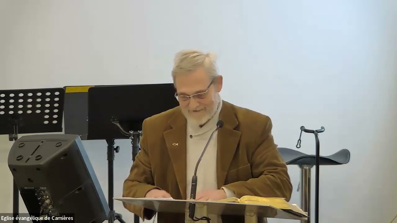 Prédication du 25.01.2026 de Jean-Marc Gémis (Eglise Protestante Evangelique de Carnières)
