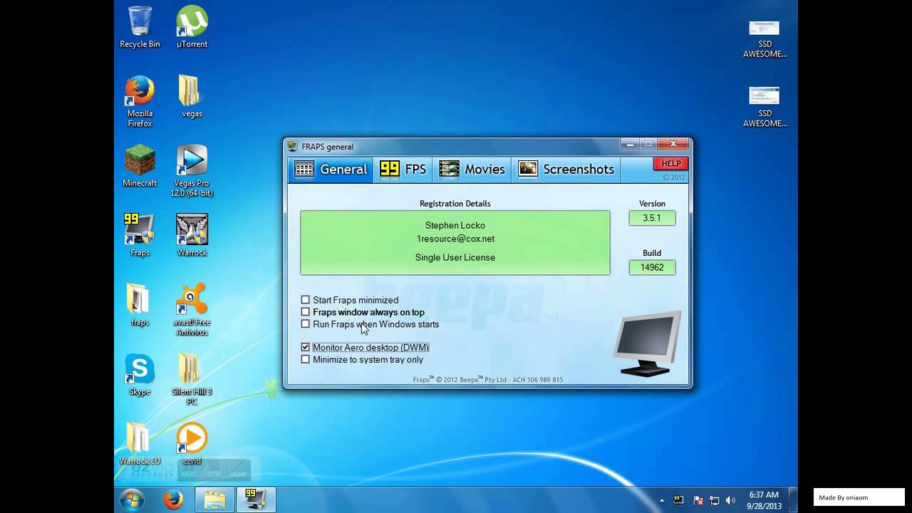 how to set up fraps how to set up fraps