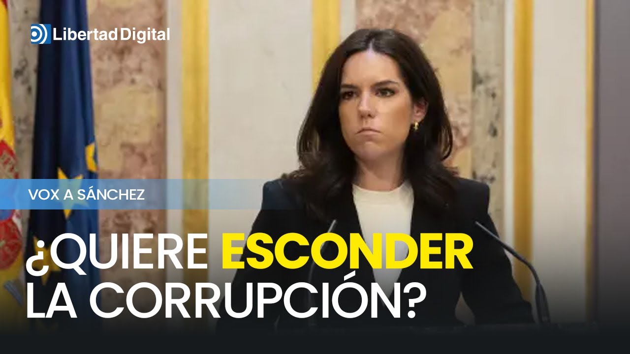 Vox asegura que Sánchez quiere esconder la corrupción con el plan de ...