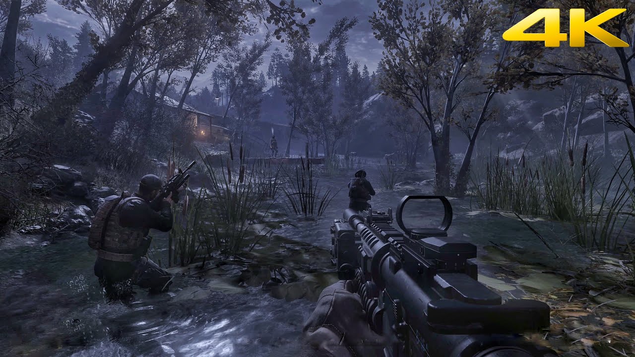 Caucasus Mountains : Call of Duty 4 Modern Warfare Remastered UHD [ 4K 60FPS ] Gameplay