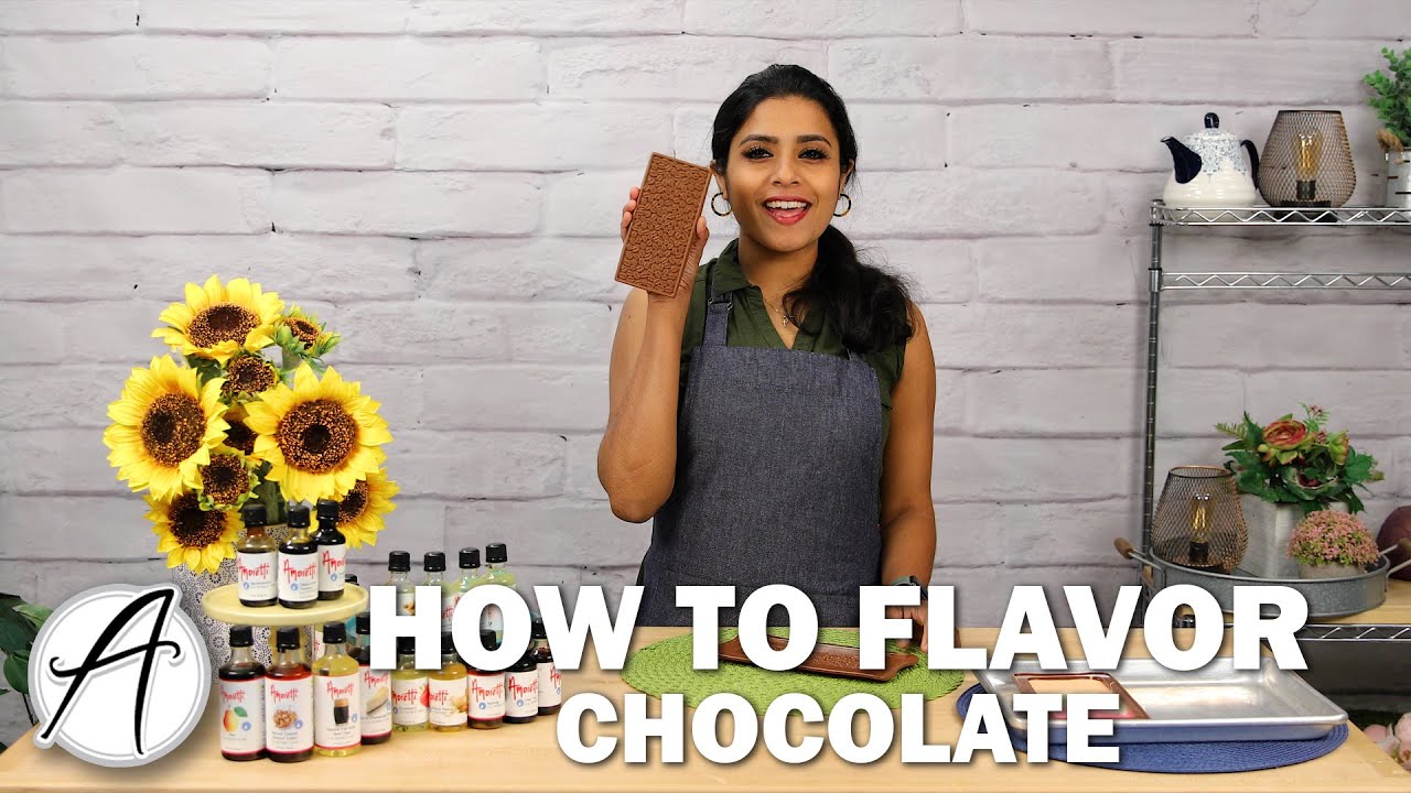 How to flavor Chocolate I Flavoring chocolate with Amoretti® Oil Soluble Extracts