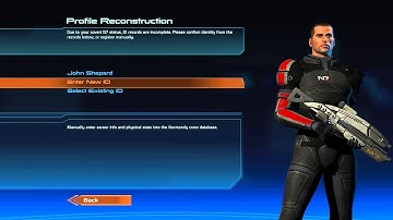Mass Effect Walkthrough Part 1  Character Creation