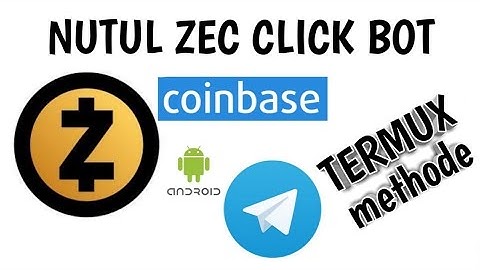 #NewBotTelegram #Termux SCRIPT ZEC Click Bot Telegram || TERMUX no ROOT