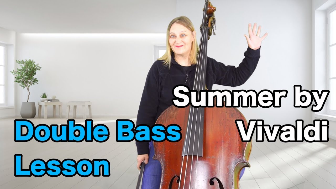 Summer by Vivaldi Double Bass lesson YouTube