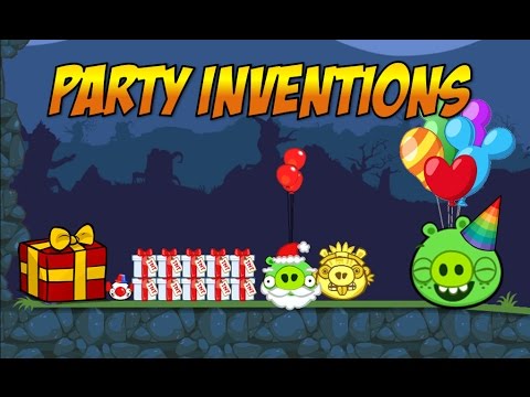Party Inventions PARTY INVENTIONS! - Bad Piggies Inventions - YouTube