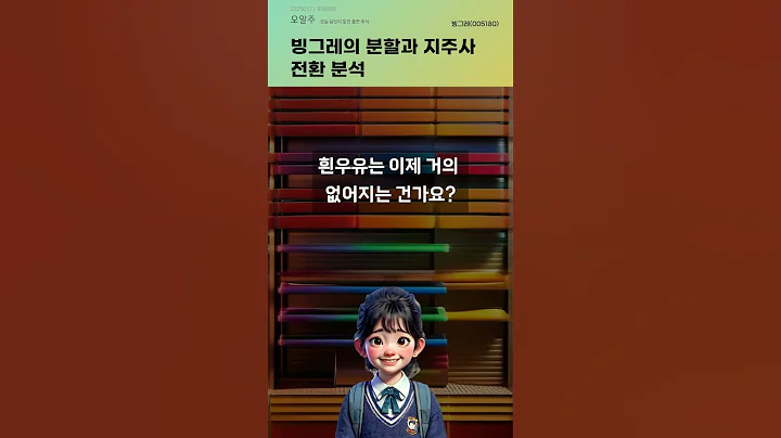빙그레의 분할과 지주사 전환 분석 #20250121#주식#증권정보#주식정보