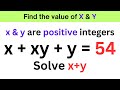 A tricky question on algebra xxyy54