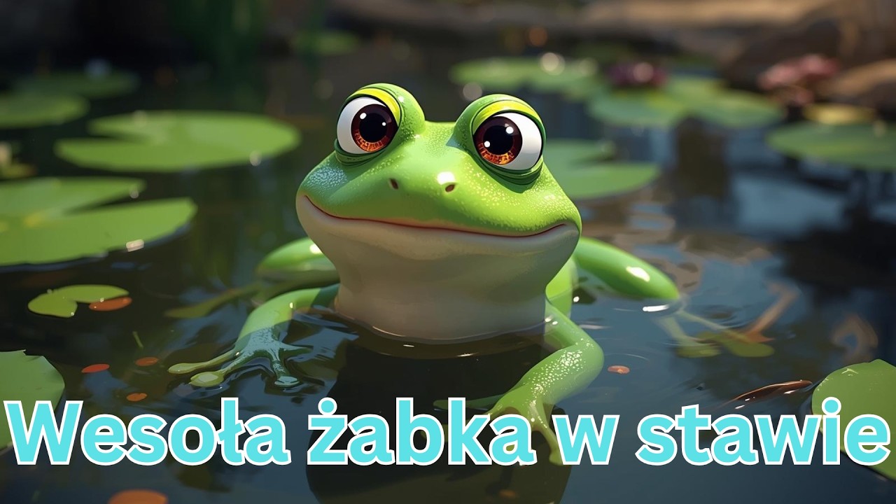 Wesoła Żabka w Stawie 🐸 | Piosenka dla dzieci |