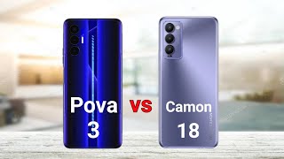 Tecno Pova 3 vs Tecno Camon 18 Resimi