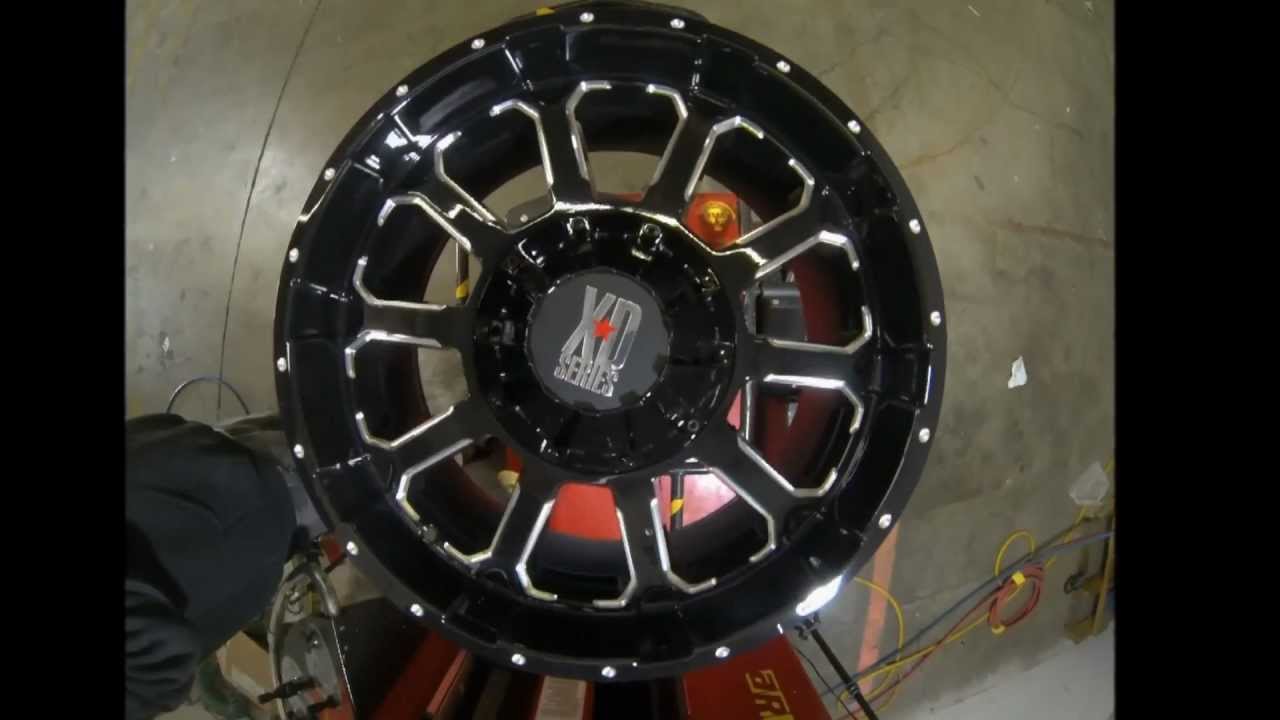 KMC XD Series 806 Bomb Black Machined - YouTube