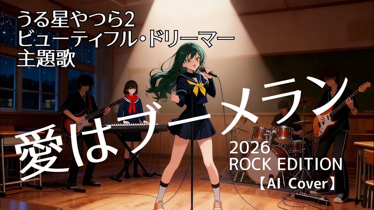 【うる星やつら2 ビューティフル・ドリーマー】主題歌・愛はブーメラン 2026 ROCK EDITION【AI Cover】
