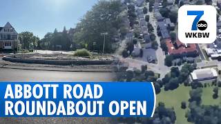 New Roundabout Opens as Abbott Road Reconstruction Advances