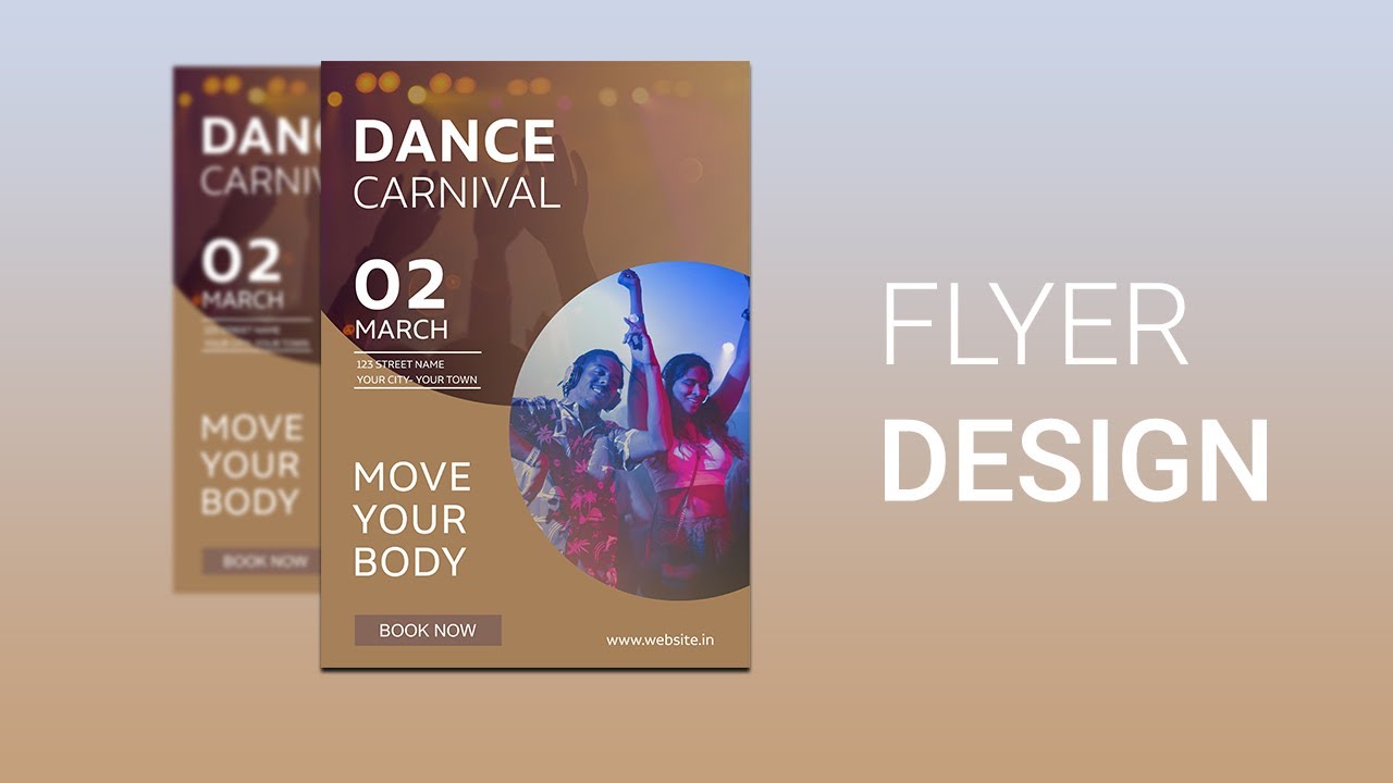 Flyer Design in Corel draw 2019